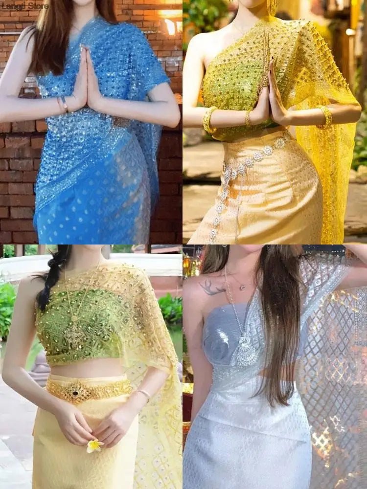 Vêtements Thai - Châle d'été pour femmes - Tresors asiatiques