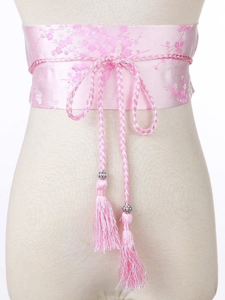 Yukata – ceinture Kimono imprimé Floral - Tresors asiatiques