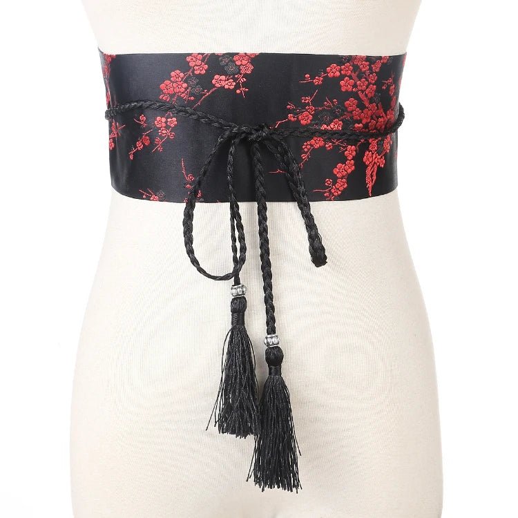 Yukata – ceinture Kimono imprimé Floral - Tresors asiatiques
