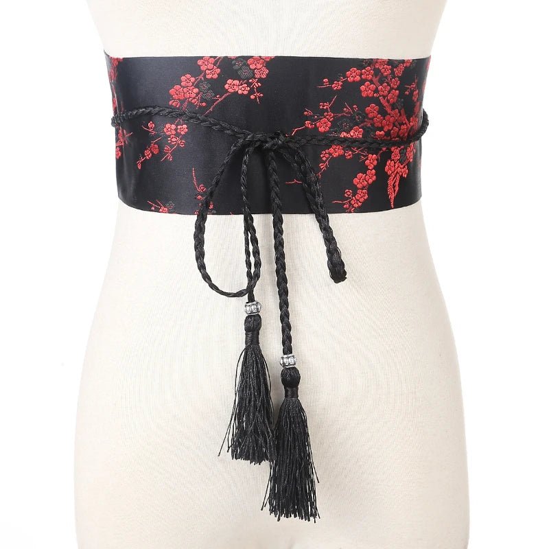 Yukata – ceinture Kimono imprimé Floral - Tresors asiatiques