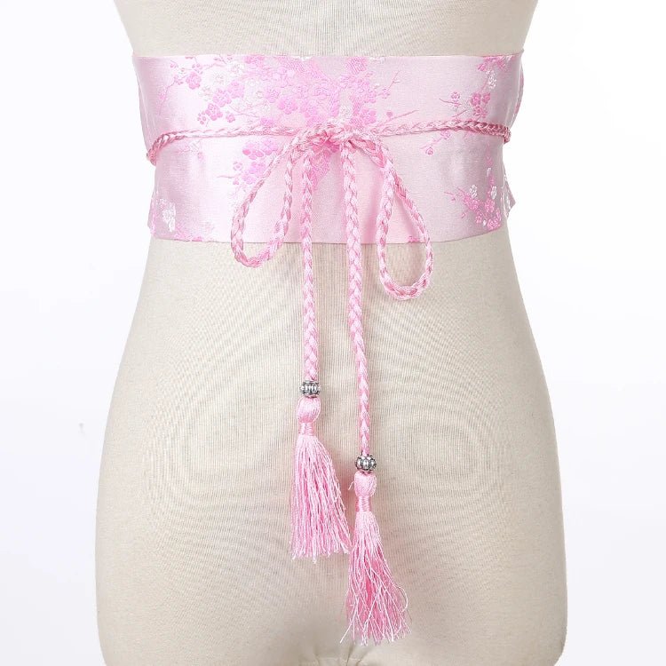 Yukata – ceinture Kimono imprimé Floral - Tresors asiatiques