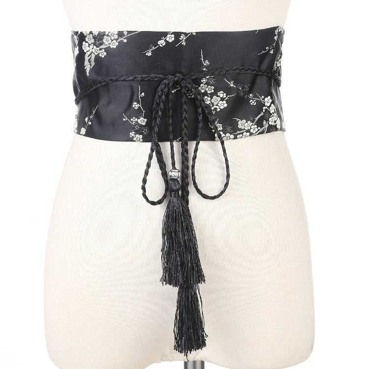 Yukata – ceinture Kimono imprimé Floral - Tresors asiatiques