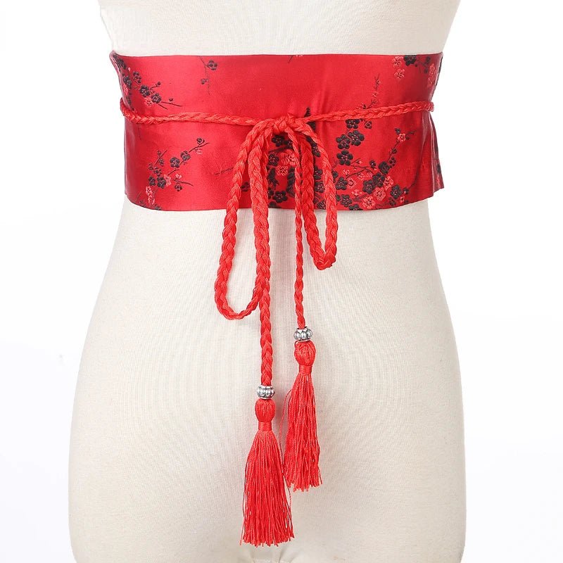 Yukata – ceinture Kimono imprimé Floral - Tresors asiatiques