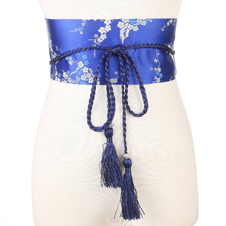 Yukata – ceinture Kimono imprimé Floral - Tresors asiatiques