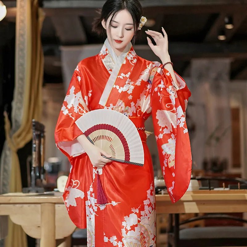 Yukata traditionnel japonais pour femmes - Tresors asiatiques