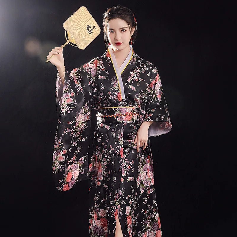 Yukata traditionnel japonais pour femmes - Tresors asiatiques