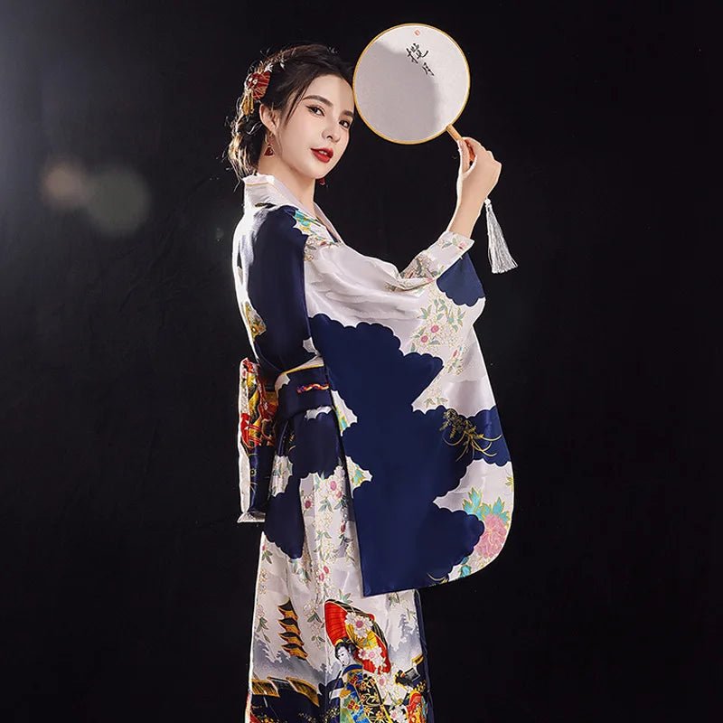 Yukata traditionnel japonais pour femmes - Tresors asiatiques