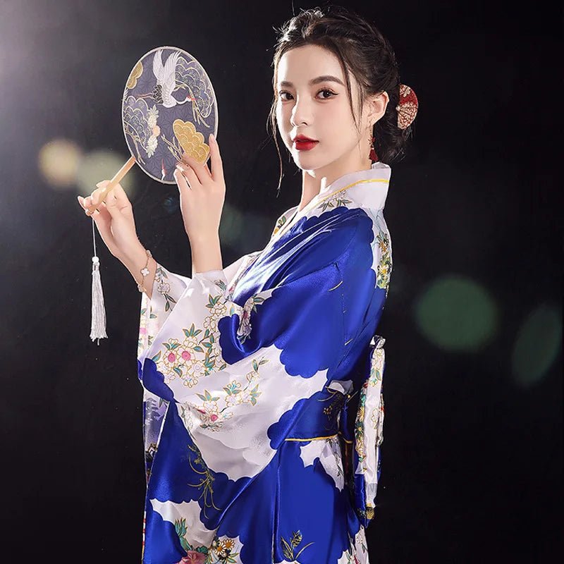 Yukata traditionnel japonais pour femmes - Tresors asiatiques
