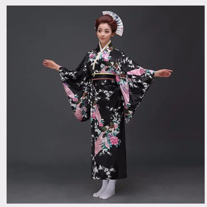 Yukata traditionnel japonais pour femmes - Tresors asiatiques