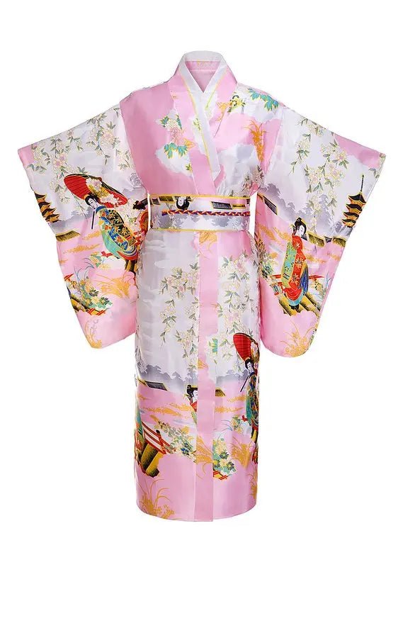 Yukata traditionnel japonais pour femmes - Tresors asiatiques
