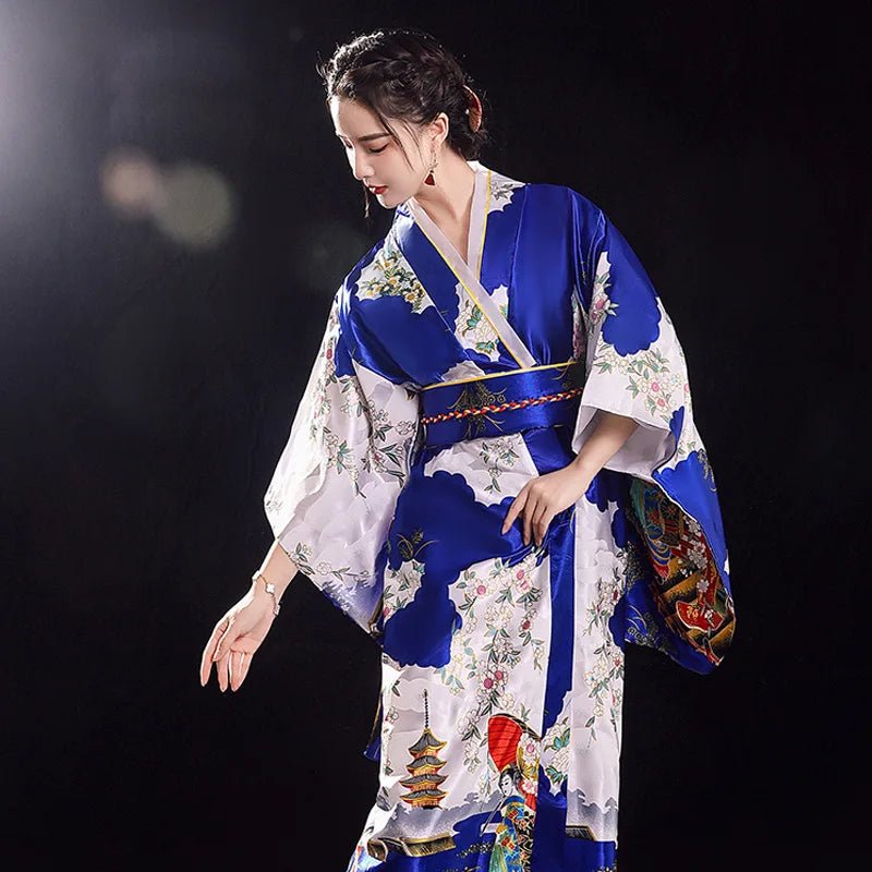 Yukata traditionnel japonais pour femmes - Tresors asiatiques