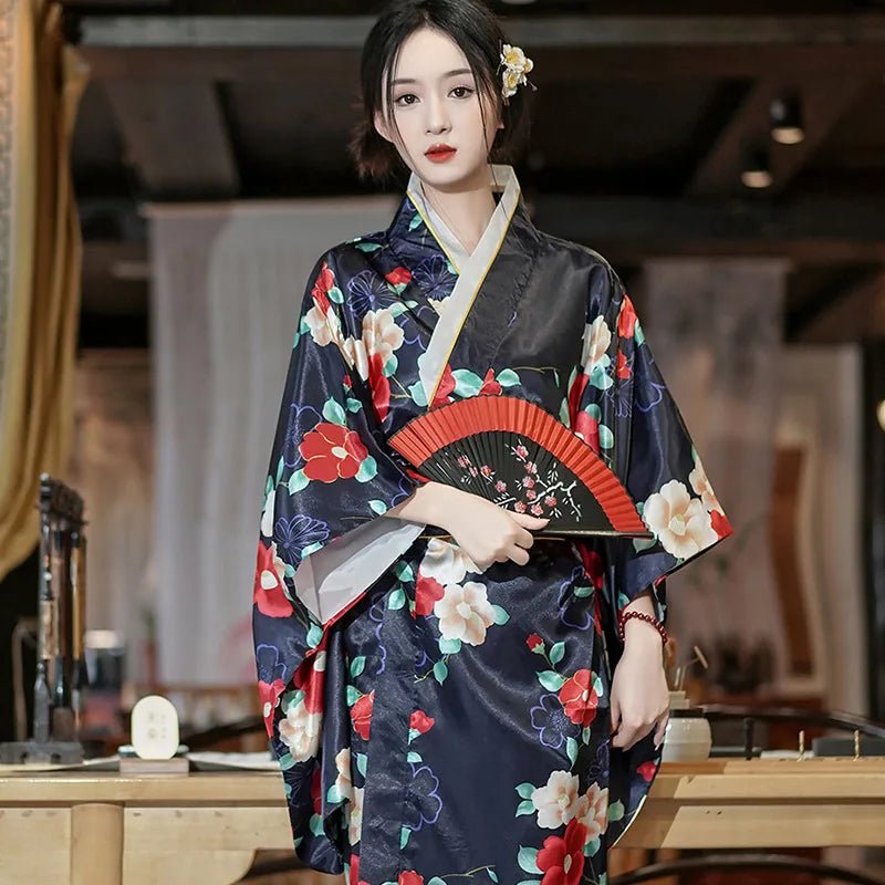Yukata traditionnel japonais pour femmes - Tresors asiatiques