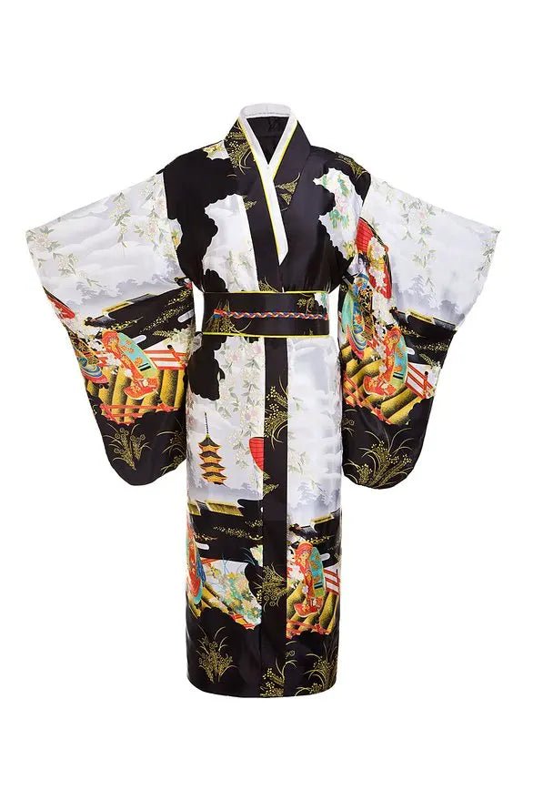 Yukata traditionnel japonais pour femmes - Tresors asiatiques