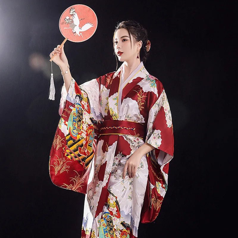 Yukata traditionnel japonais pour femmes - Tresors asiatiques