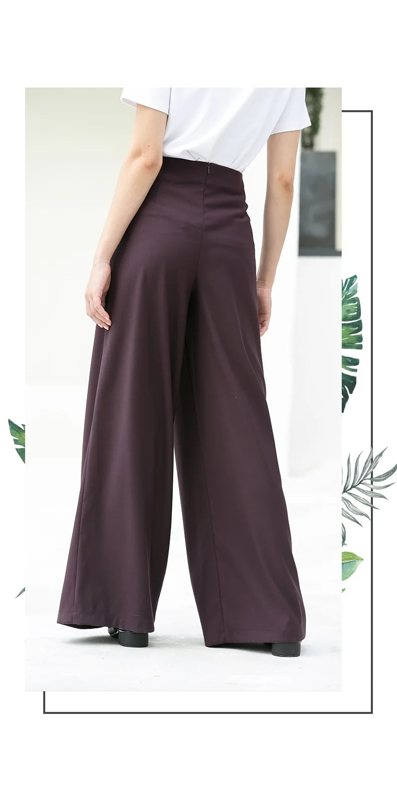 Ensemble haut et pantalon violet confortable pour femmes