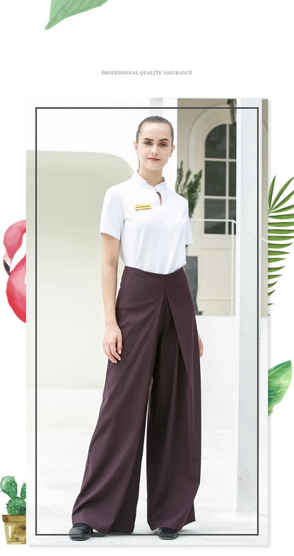 Ensemble haut et pantalon violet confortable pour femmes