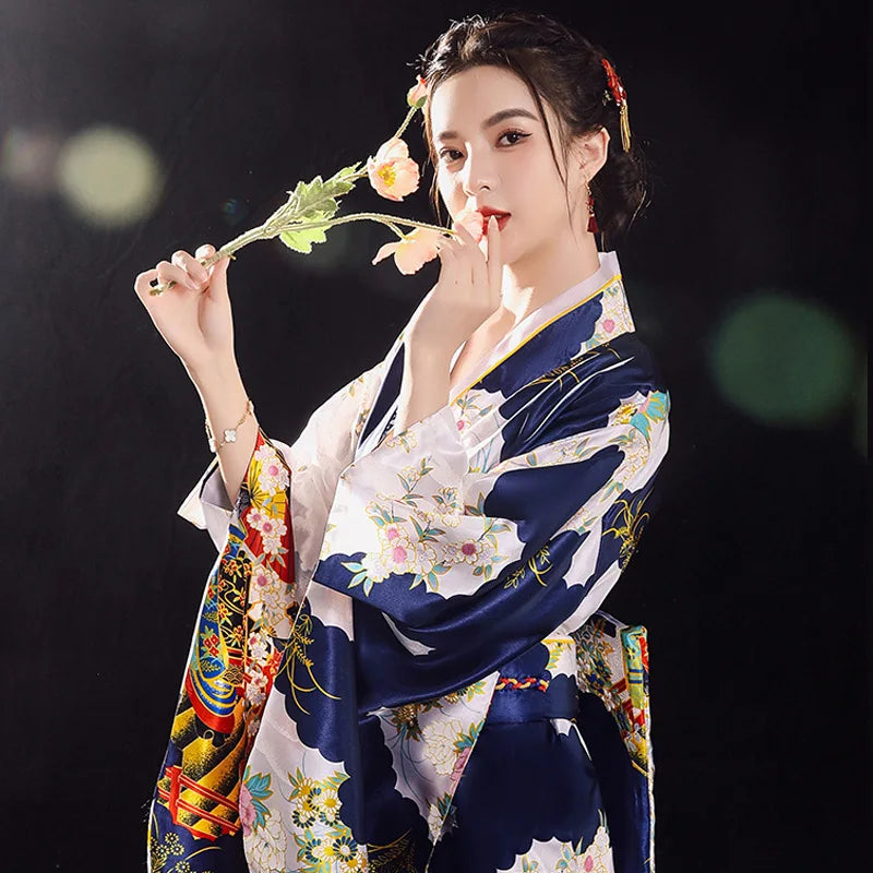 Yukata traditionnel japonais pour femmes