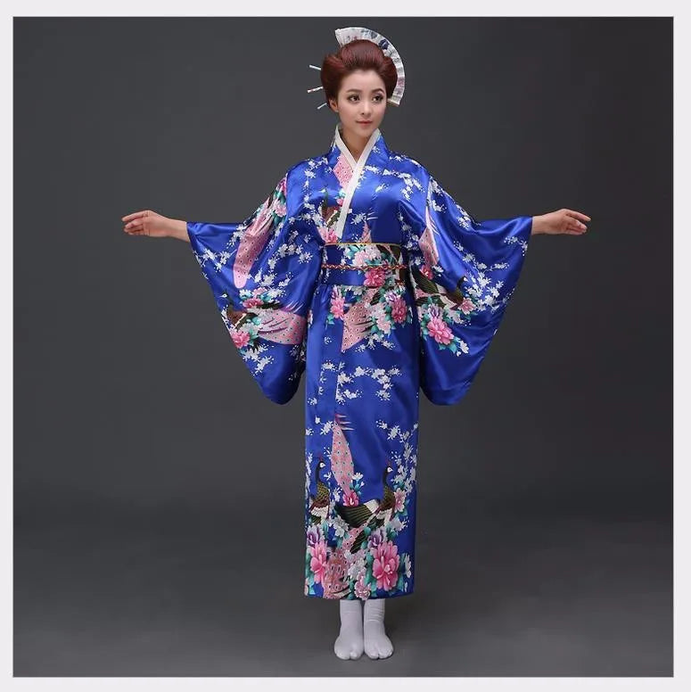 A FINALISER Kimono Yukata avec Obi pour Femme