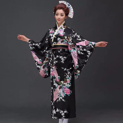 A FINALISER Kimono Yukata avec Obi pour Femme