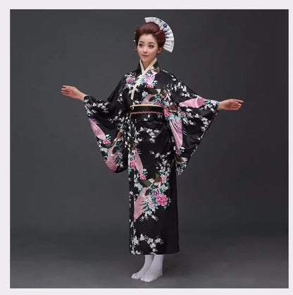 A FINALISER Kimono Yukata avec Obi pour Femme