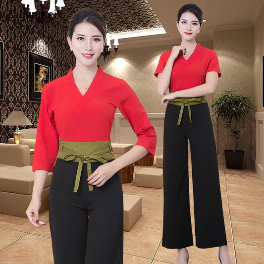 Uniforme de salon de spa thaïlandais