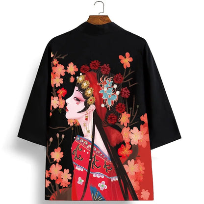 Kimono japonais d’été élégant pour femmes