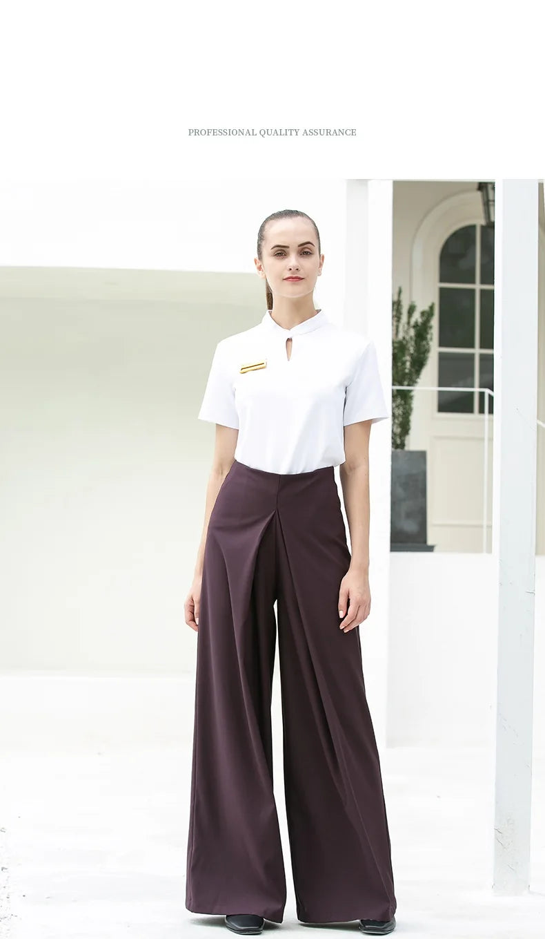 Ensemble haut et pantalon violet confortable pour femmes