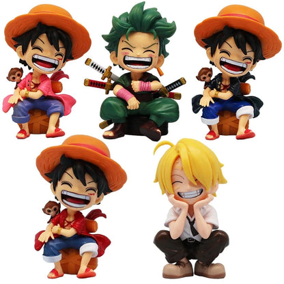 Figurines d’action de pirates One Piece