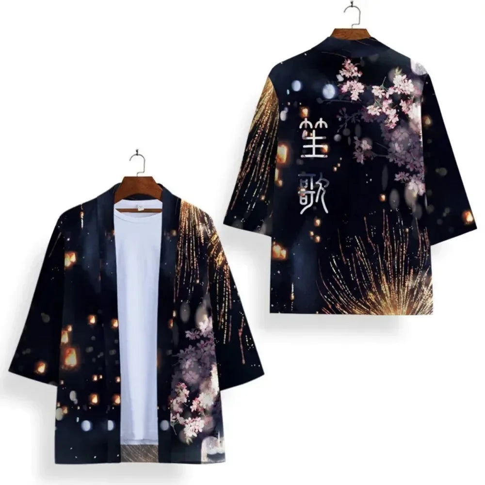 Kimono de samouraï Haori pour hommes et femmes