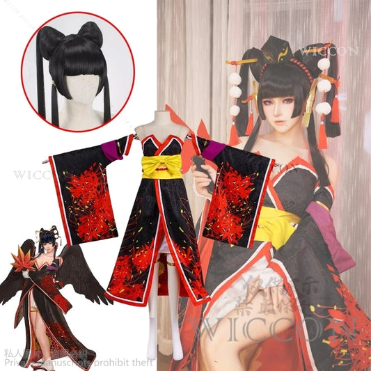 Alive Cosplay Costume, Nyotengu Cosplay avec Perruque