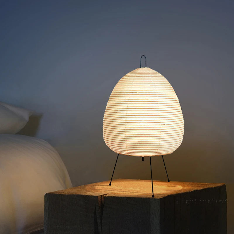 Lampe papier design japonais