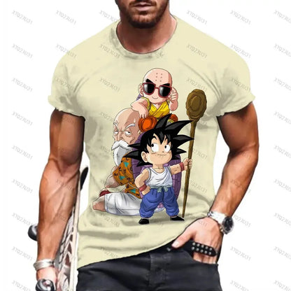 T-shirt à imprimé 3D Dragon Ball Z Goku