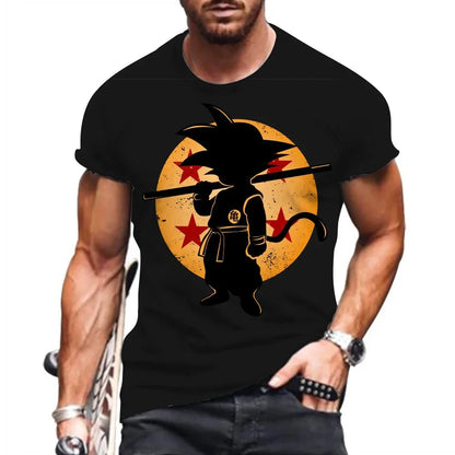 T-shirt à imprimé 3D Dragon Ball Z Goku