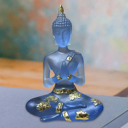 Figurine en résine de Bouddha en méditation