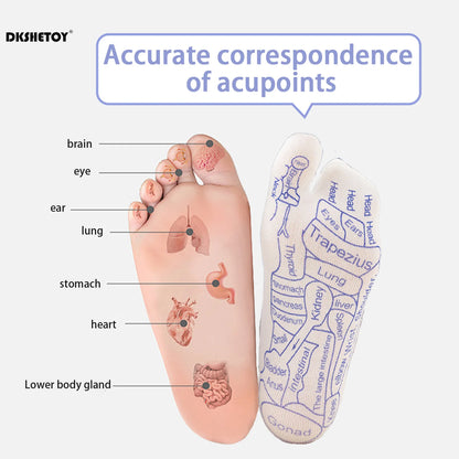 Chaussettes d'acupuncture pour le massage des pieds