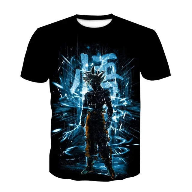 T-shirt à imprimé 3D Dragon Ball Z Goku