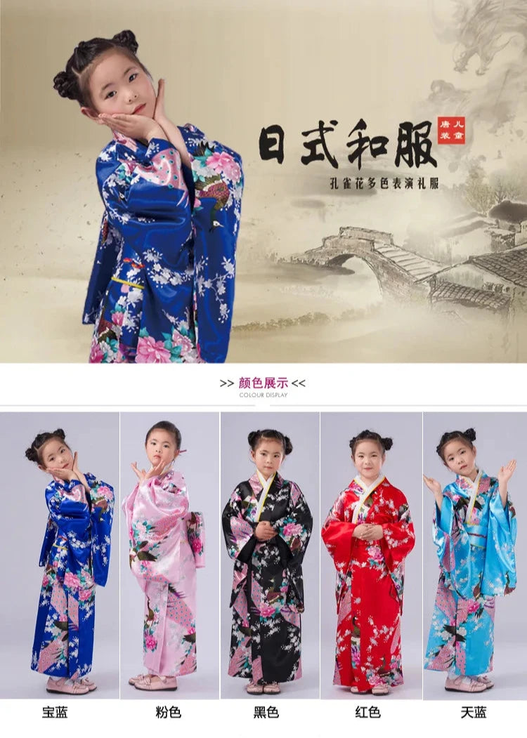 Peignoir kimono japonais pour enfants