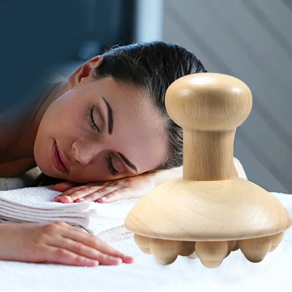 Outil de massage corporel en bois