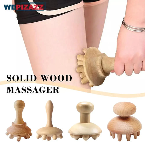 Outil de massage corporel en bois