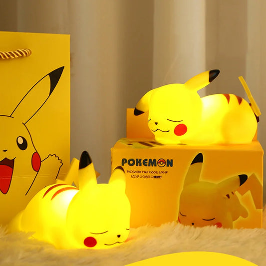 Veilleuse scintillante Pokémon Pikachu pour enfants