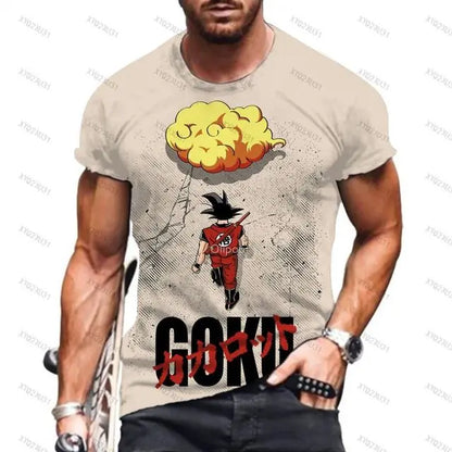 T-shirt à imprimé 3D Dragon Ball Z Goku