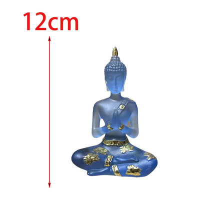 Figurine en résine de Bouddha en méditation