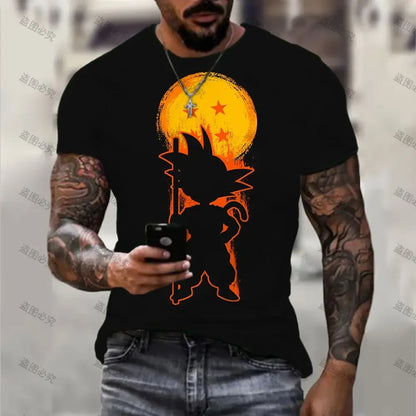 T-shirt à imprimé 3D Dragon Ball Z Goku