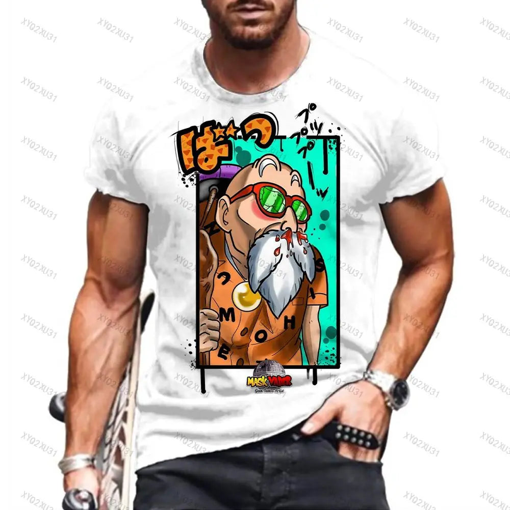 T-shirt à imprimé 3D Dragon Ball Z Goku