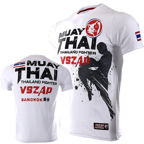 T-shirt Muay Thai à manches courtes pour hommes