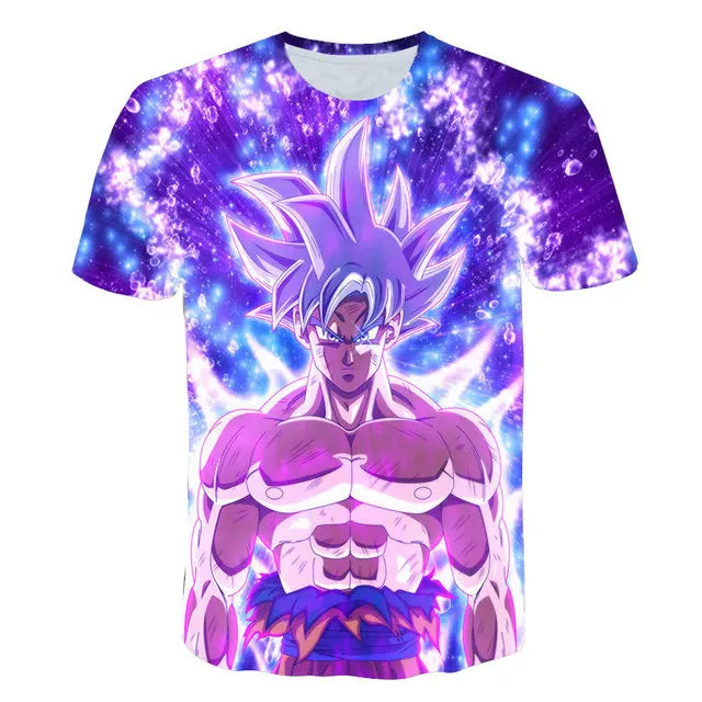 T-shirt à imprimé 3D Dragon Ball Z Goku