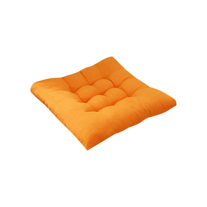 Coussin de Chaise en Polymères Carrés en Coton Doux et Rembourré