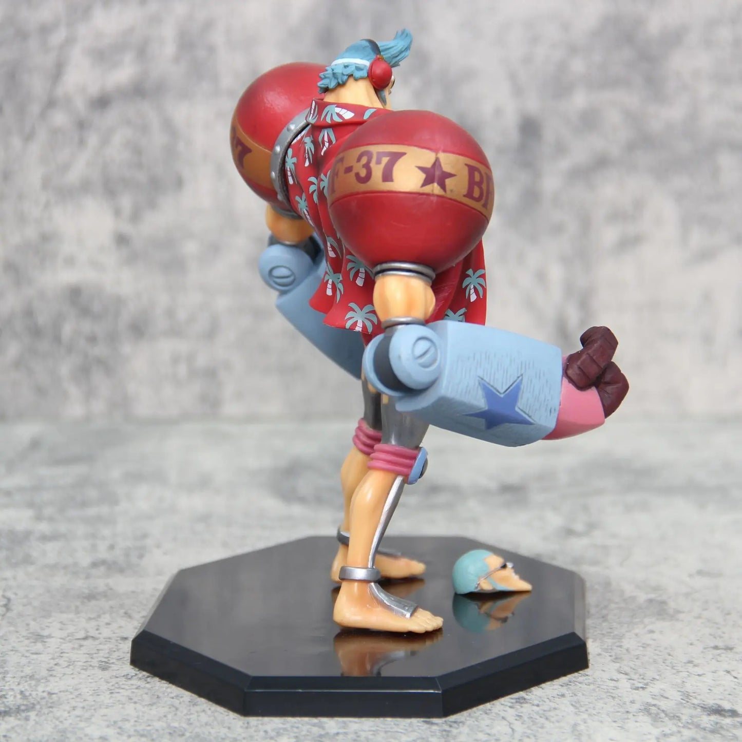 Figurine d'anime One Piece Gk Franky à double tête interchangeable