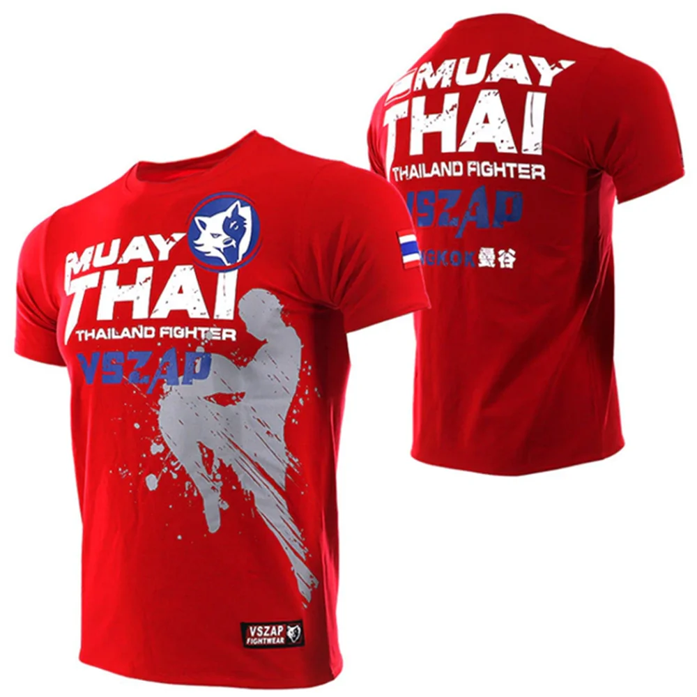 T-shirt Muay Thai à manches courtes pour hommes