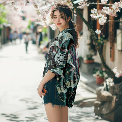 Kimono cardigan Haori estival